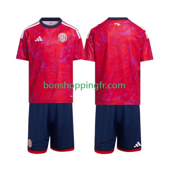 Maillot Domicile Costa Rica 2026 Manches Courtes Jeune Enfant(+shorts)