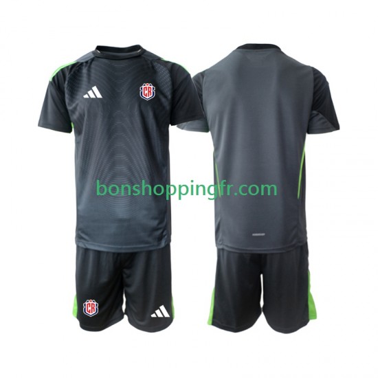 Maillot Extérieur Costa Rica Gardien 2025 Manches Courtes Jeune Enfant(+shorts)