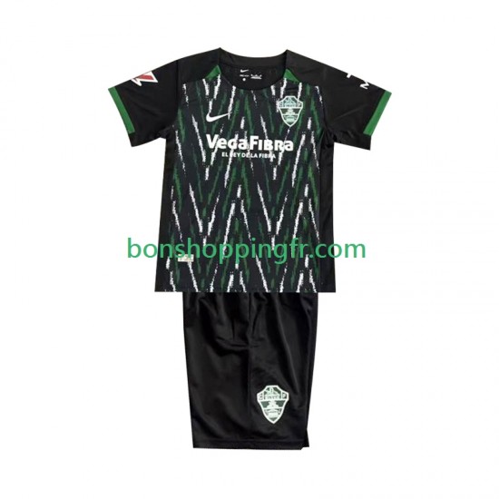 Maillot Extérieur Elche CF 2025-2026 Manches Courtes Jeune Enfant(+shorts)