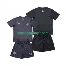 Maillot Extérieur Everton Gardien 2025-2026 Manches Courtes Jeune Enfant(+shorts)