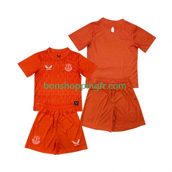 Maillot 3ème Everton Gardien 2025-2026 Manches Courtes Jeune Enfant(+shorts)