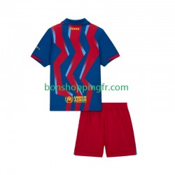 Maillot 4ème FC Barcelone 2025-2026 Manches Courtes Jeune Enfant(+shorts)
