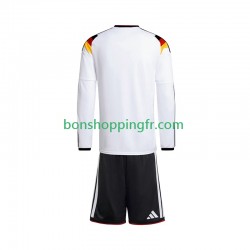 Maillot Domicile Allemagne World Cup 2026 Manches Longues Jeune Enfant(+shorts)