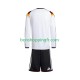Maillot Domicile Allemagne World Cup 2026 Manches Longues Jeune Enfant(+shorts)