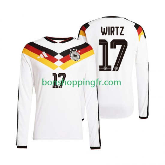 Maillot Domicile Allemagne Florian Wirtz 17 World Cup 2026 Manches Longues Homme