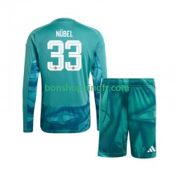 Maillot Domicile Allemagne Gardien Alexander Nubel 33 World Cup 2026 Manches Longues Jeune Enfant(+shorts)