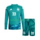 Maillot Domicile Allemagne Gardien Alexander Nubel 33 World Cup 2026 Manches Longues Jeune Enfant(+shorts)