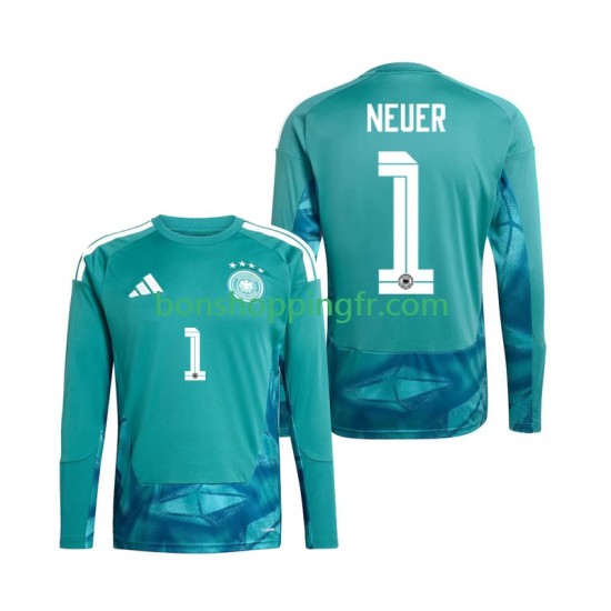 Maillot Domicile Allemagne Gardien Manuel Neuer 1 World Cup 2026 Manches Longues Homme