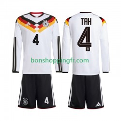 Maillot Domicile Allemagne Jonathan Tah 4 World Cup 2026 Manches Longues Jeune Enfant(+shorts)