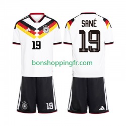 Maillot Domicile Allemagne Leroy Sane 19 World Cup 2026 Manches Courtes Jeune Enfant(+shorts)