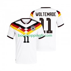 Maillot Domicile Allemagne Woltemade 11 World Cup 2026 Manches Courtes Homme