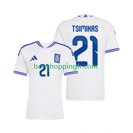 Maillot Domicile Grèce Konstantinos Tsimikas 21 2026 Manches Courtes Homme