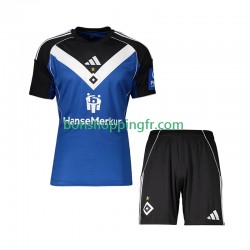 Maillot Extérieur Hamburger SV 2025-2026 Manches Courtes Jeune Enfant(+shorts)