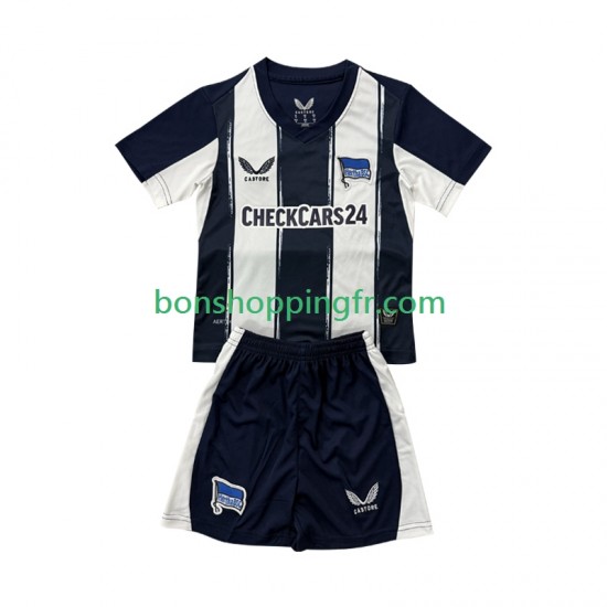 Maillot Domicile Hertha BSC 2025-2026 Manches Courtes Jeune Enfant(+shorts)