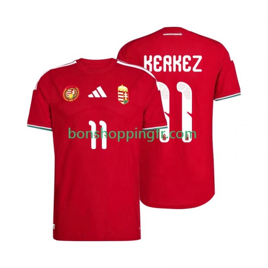 Maillot Domicile Hongrie Kerkez 11 World Cup 2026 Manches Courtes Homme