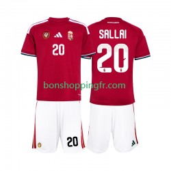Maillot Domicile Hongrie Sallai 20 World Cup 2026 Manches Courtes Jeune Enfant(+shorts)