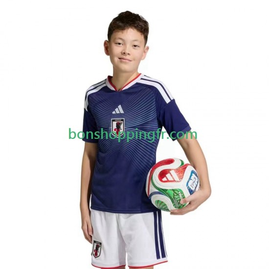Maillot Domicile Japon World Cup 2026 Manches Courtes Jeune Enfant(+shorts)