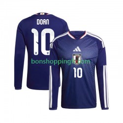 Maillot Domicile Japon Ritsu Doan 10 World Cup 2026 Manches Longues Homme