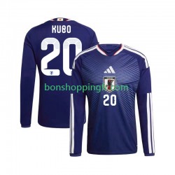 Maillot Domicile Japon Kubo 20 World Cup 2026 Manches Longues Homme