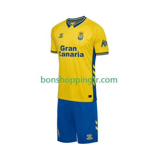 Maillot Domicile Las Palmas 2025-2026 Manches Courtes Jeune Enfant(+shorts)