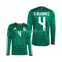 Maillot Domicile Mexique Edson Alvarez 4 World Cup 2026 Manches Longues Homme
