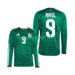 Maillot Domicile Mexique Raul Jimenez 9 World Cup 2026 Manches Longues Homme