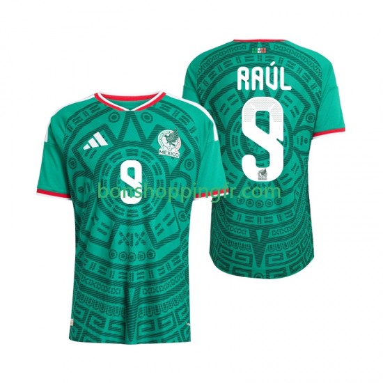Maillot Domicile Mexique Raul Jimenez 9 World Cup 2026 Manches Courtes Homme