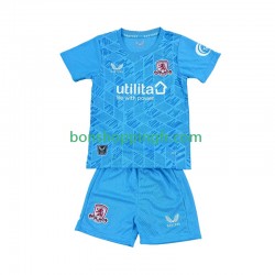Maillot Domicile Middlesbrough Gardien 2025-2026 Manches Courtes Jeune Enfant(+shorts)