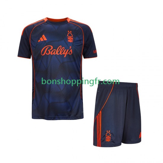 Maillot 3ème Nottingham Forest 2025-2026 Manches Courtes Jeune Enfant(+shorts)