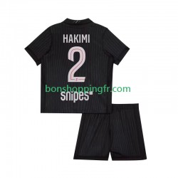 Maillot 4ème Paris Saint-Germain Achraf Hakimi 2 2025-2026 Manches Courtes Jeune Enfant(+shorts)