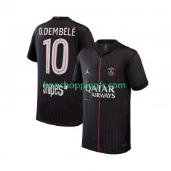 Maillot 4ème Paris Saint-Germain Ousmane Dembele 10 2025-2026 Manches Courtes Homme