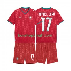 Maillot Domicile Portugal Rafael Leao 17 World Cup 2026 Manches Courtes Jeune Enfant(+shorts)