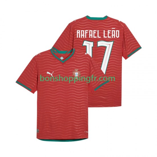 Maillot Domicile Portugal Rafael Leao 17 World Cup 2026 Manches Courtes Homme