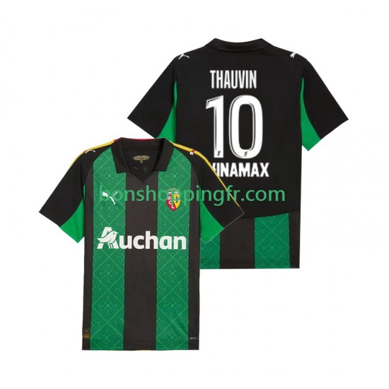 Maillot Extérieur RC Lens Florian Thauvin 10 2025-2026 Manches Courtes Homme