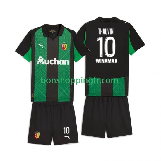 Maillot Extérieur RC Lens Florian Thauvin 10 2025-2026 Manches Courtes Jeune Enfant(+shorts)