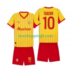 Maillot Domicile RC Lens Florian Thauvin 10 2025-2026 Manches Courtes Jeune Enfant(+shorts)