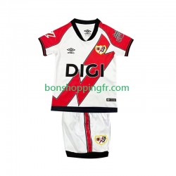 Maillot Domicile Rayo Vallecano 2025-2026 Manches Courtes Jeune Enfant(+shorts)