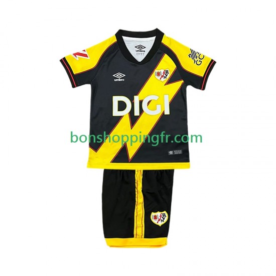 Maillot 3ème Rayo Vallecano 2025-2026 Manches Courtes Jeune Enfant(+shorts)