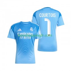 Maillot Domicile Real Madrid Gardien Thibaut Courtois 1 2025-2026 Manches Courtes Homme
