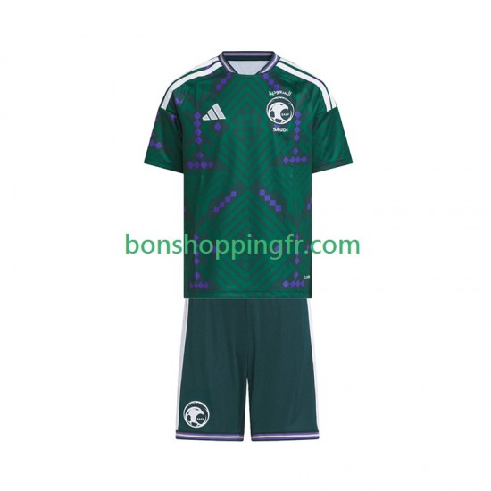 Maillot Domicile Arabie saoudite World Cup 2026 Manches Courtes Jeune Enfant(+shorts)