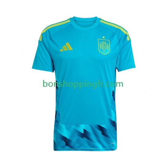 Maillot Domicile Espagne Gardien World Cup 2026 Manches Courtes Homme