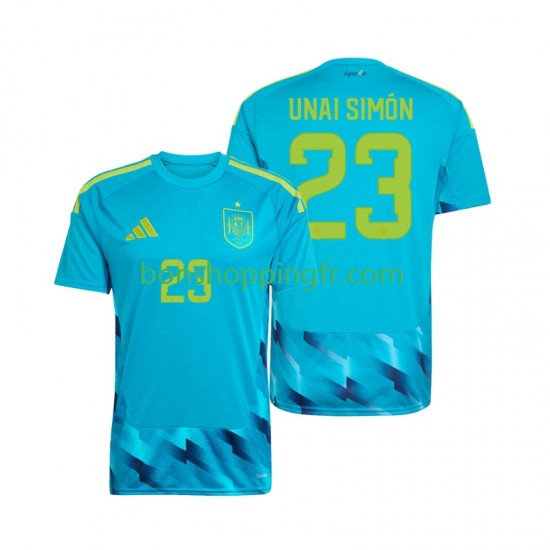 Maillot Domicile Espagne Gardien Unai Simon 23 World Cup 2026 Manches Courtes Homme