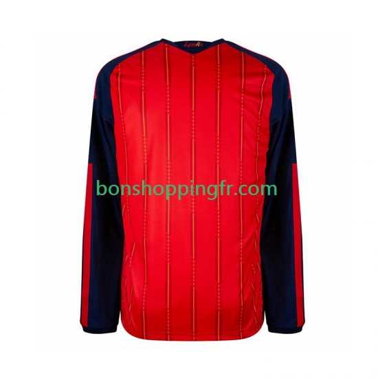 Maillot Domicile Espagne World Cup 2026 Manches Longues Homme