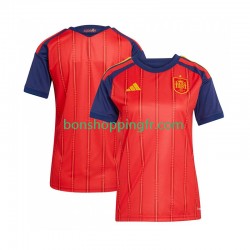 Maillot Domicile Espagne World Cup 2026 Manches Courtes Femme
