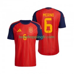 Maillot Domicile Espagne Mikel Merino 6 World Cup 2026 Manches Courtes Homme
