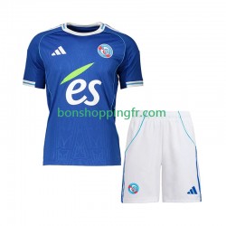 Maillot Domicile Strasbourg 2025-2026 Manches Courtes Jeune Enfant(+shorts)