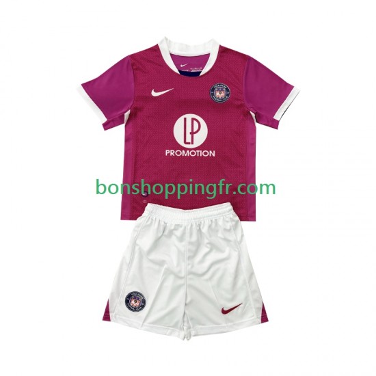 Maillot Extérieur Toulouse 2025-2026 Manches Courtes Jeune Enfant(+shorts)