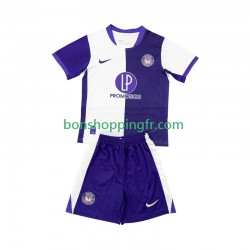 Maillot Domicile Toulouse 2025-2026 Manches Courtes Jeune Enfant(+shorts)