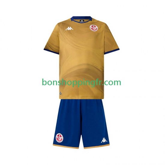 Maillot 3ème Tunisie 2025 Manches Courtes Jeune Enfant(+shorts)
