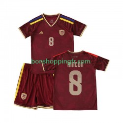 Maillot Domicile Venezuela Tomas Rincon 8 2026 Manches Courtes Jeune Enfant(+shorts)